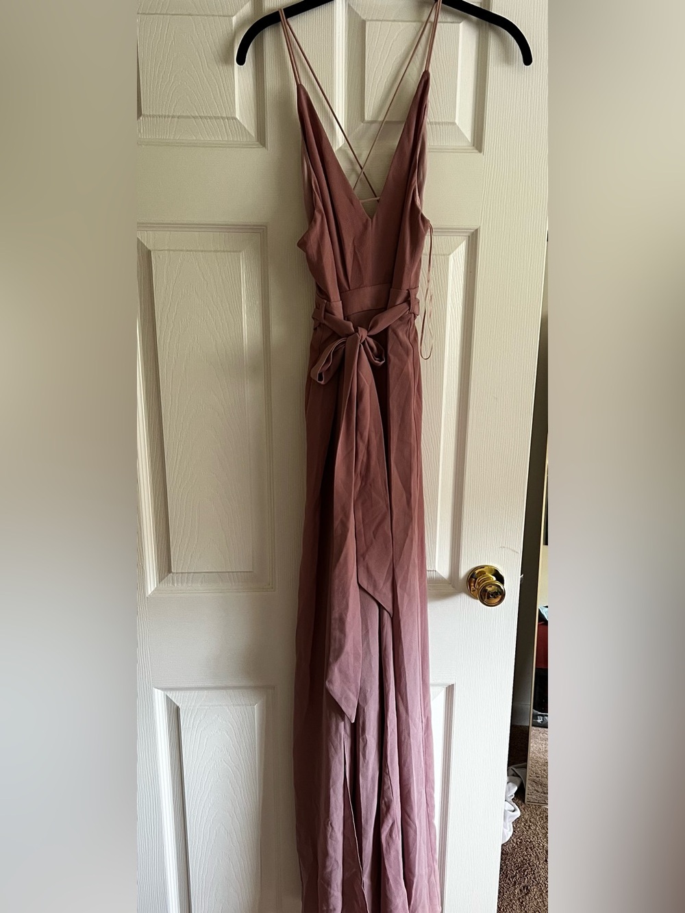V Neck, strappy jumpsuit from Luxxel